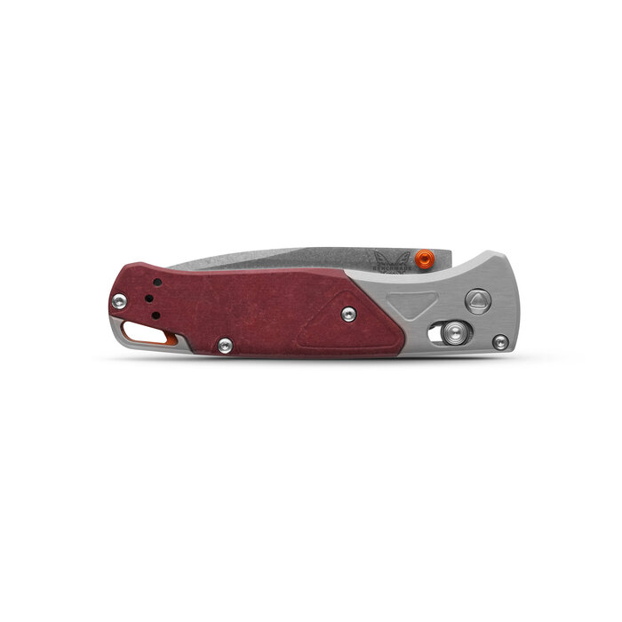 Benchmade Benchmade - Bugout Grey/Redstone Aluminum & Richlite
