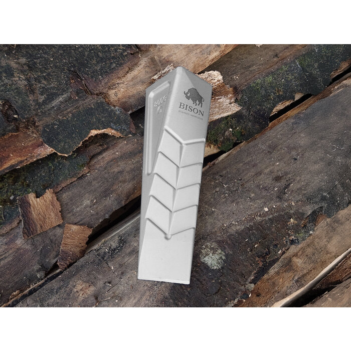 Bison Bison - Splitting Wedge Aluminum Twisted - 800g