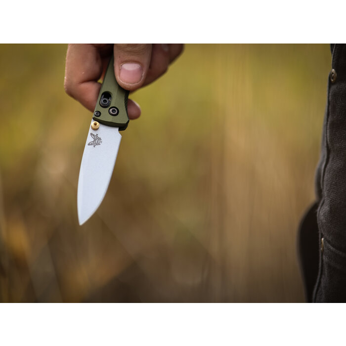 Benchmade Benchmade - Mini Bugout - Woodland Green - Alluminum PE
