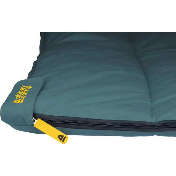Abbey Camp® Abbey Camp - Sleeping Bag Envelope T/C - Cardiff-06 - Blue/Sand