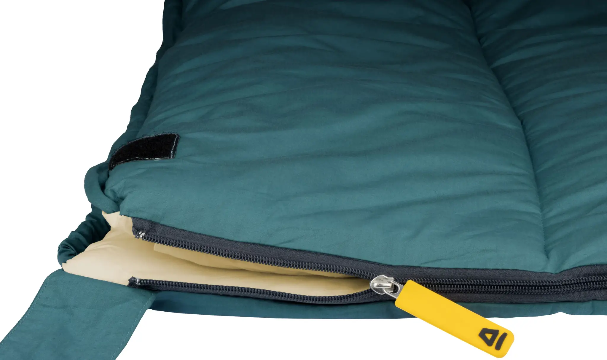 Abbey Camp® Abbey Camp - Slaapzak Envelop T/C - Cardiff-06 - Blauw/Zand