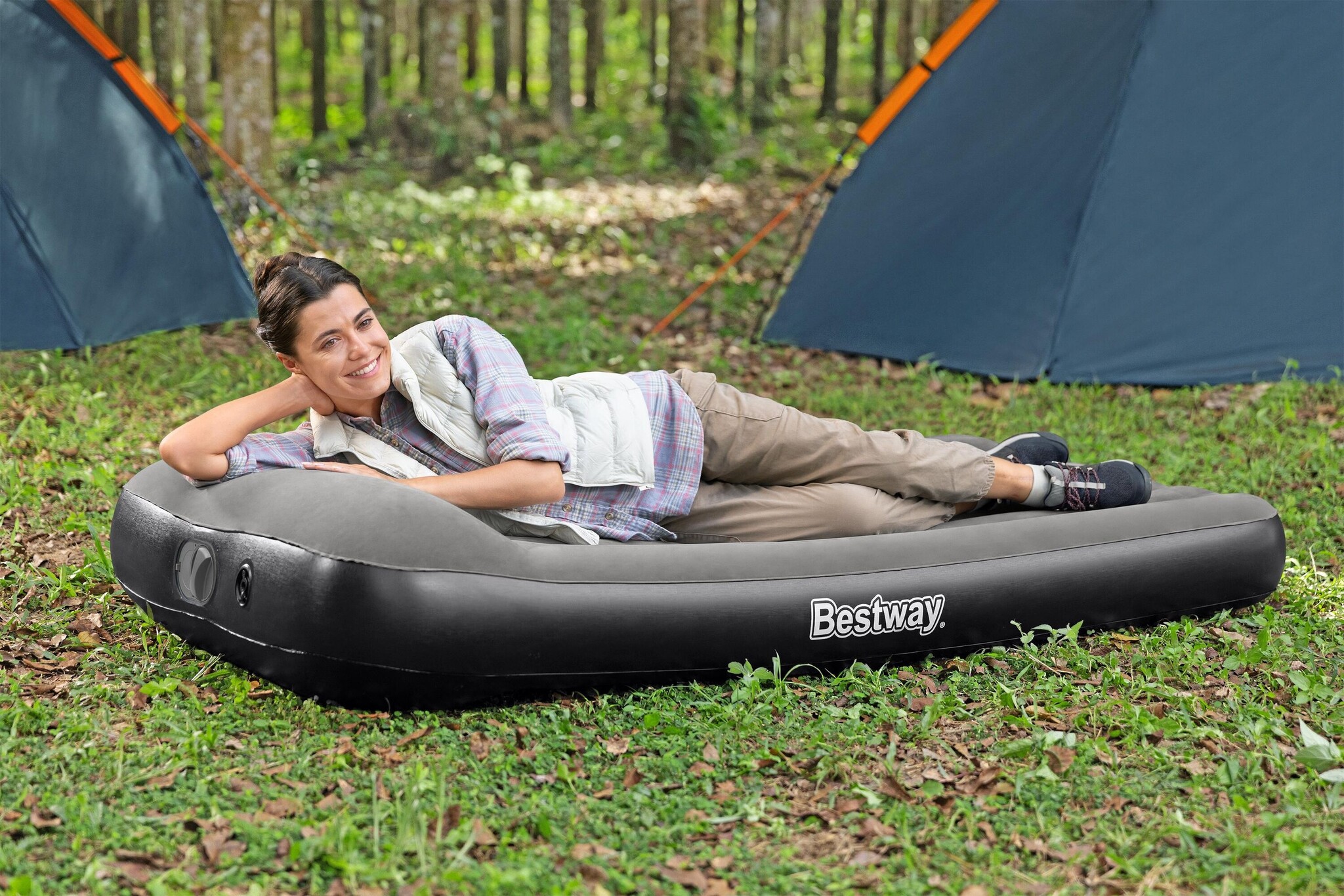 Bestway Bestway TriTech - Twin Luchtbed 30cm - USB Pomp - 1-Persoons