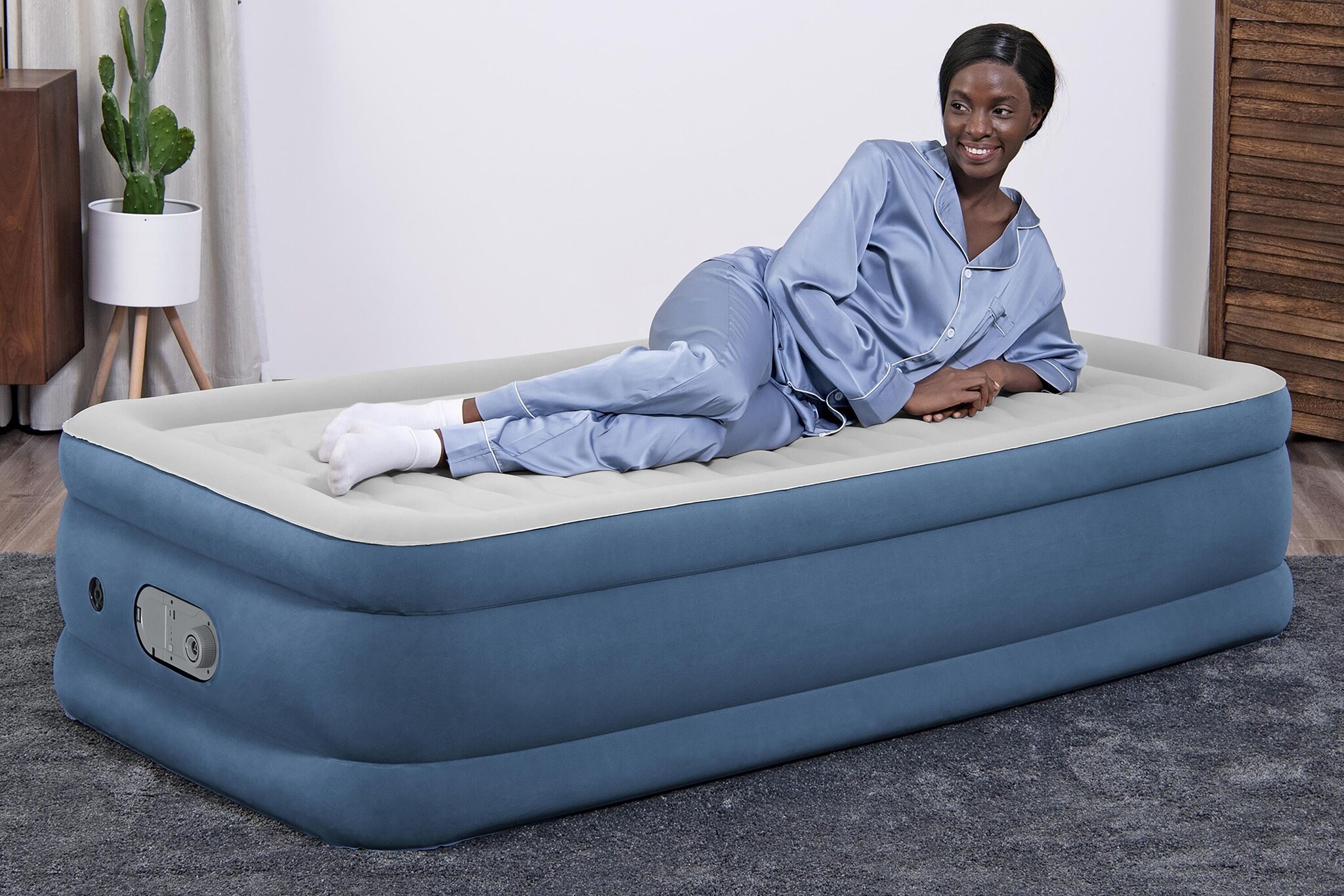 Bestway Bestway - Alwayzaire Twin Luftbett (46cm) - AC Pumpe - Selbstaufblasend