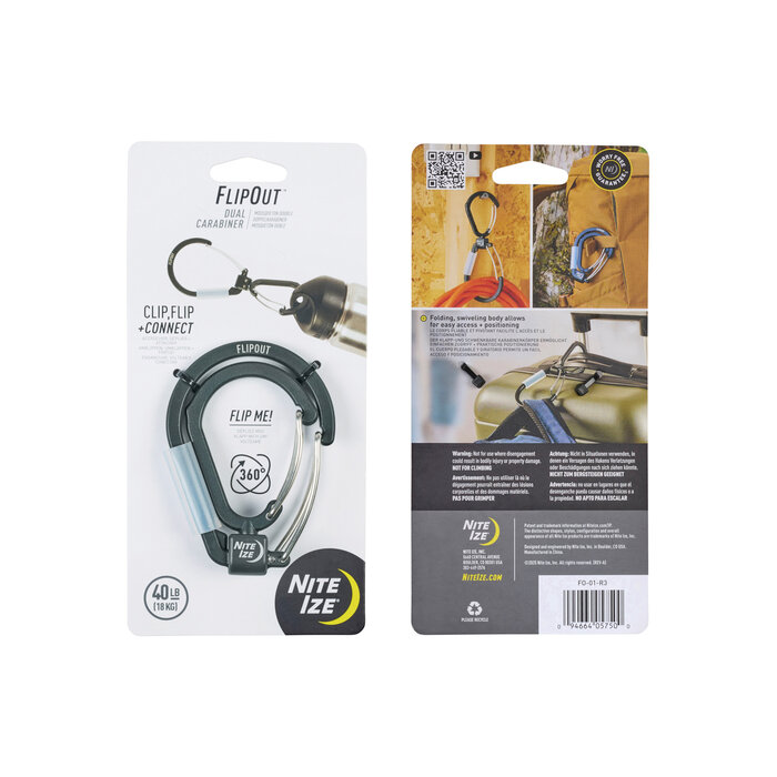 Nite Ize Nite Ize - FlipOut - Doppelkarabiner