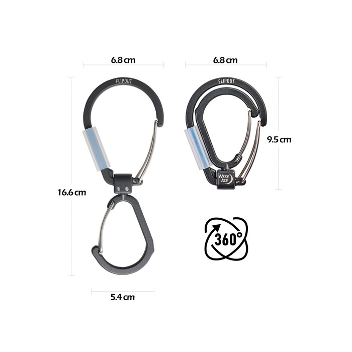Nite Ize Nite Ize - FlipOut - Doppelkarabiner