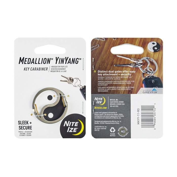 Nite Ize Nite Ize Medaillon YinYang Sleutel Karabijnhaak
