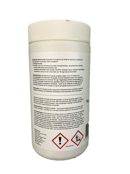 Pool Power 2x Pool Power - Chloor Tabletten Long (Mini 20gr) - 1 kg - Copy