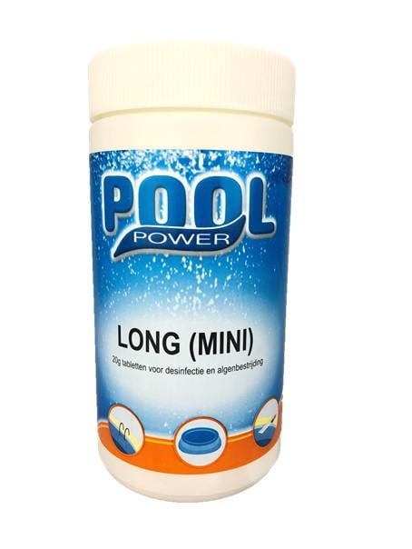 Pool Power Pool Power - Comprimés de chlore Long (Mini 20gr) - 1 kg - Copy - Copy