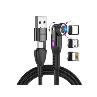 Statik Static - 360 Pro - Câble universel magnétique - 3m