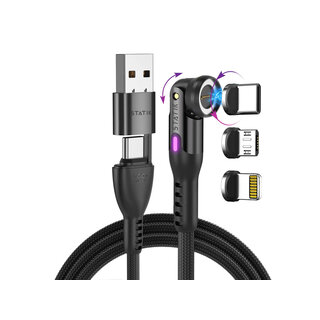 Statik Statik - 360 Pro - Magnetische universeel kabel - 2m
