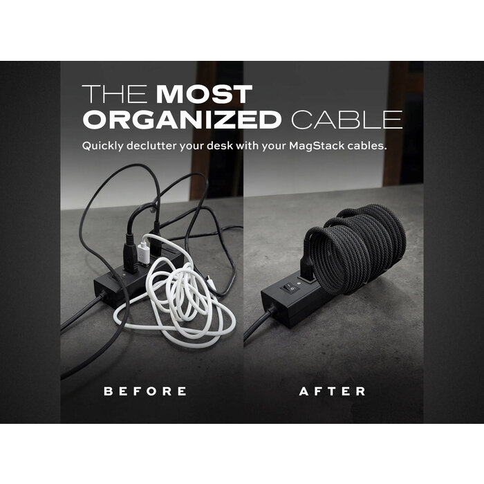 Statik Static - MagStack - Câble magnétique USB-A vers USB-C - 1m