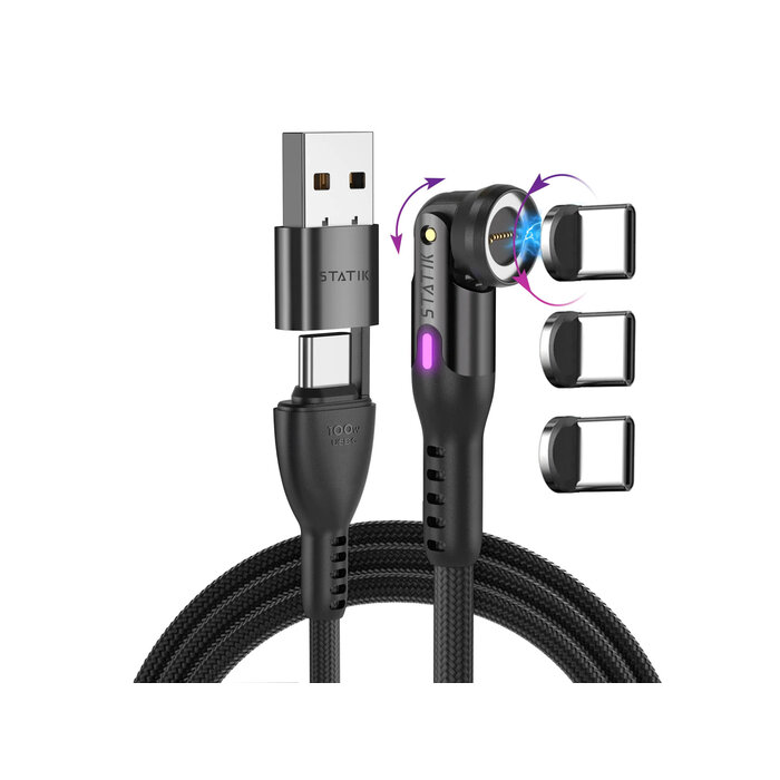 Statik Statik - 360 Pro - Câble USB-C magnétique - 1m