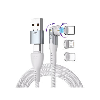 Statik Statik - 360 Pro - Magnetische universeel kabel - 2m - Wit