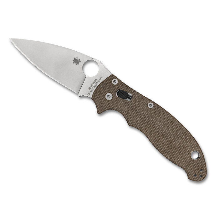 Spyderco Spyderco - Manix 2 - Brown - Canvas Micarta - CPM CRU-WEAR