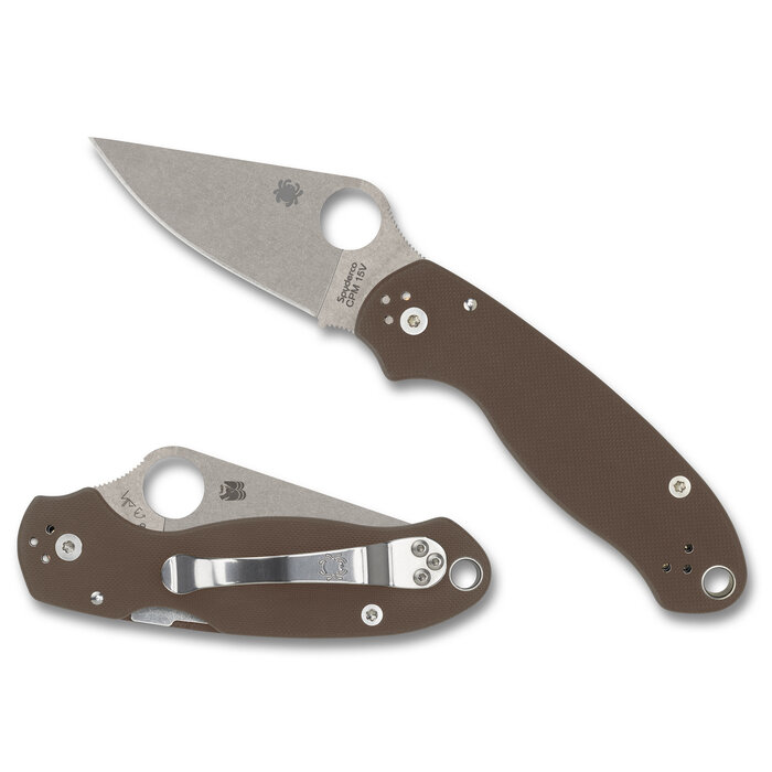 Spyderco Spyderco - Para 3 - Brown - G-10 - CPM15V