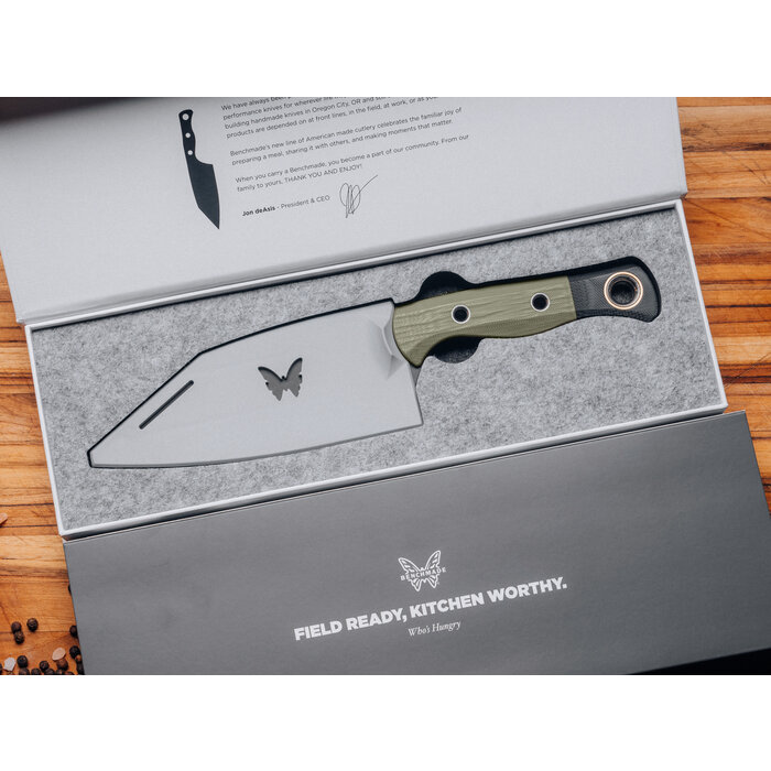 Benchmade Benchmade - Station Knife - OG Green - G10