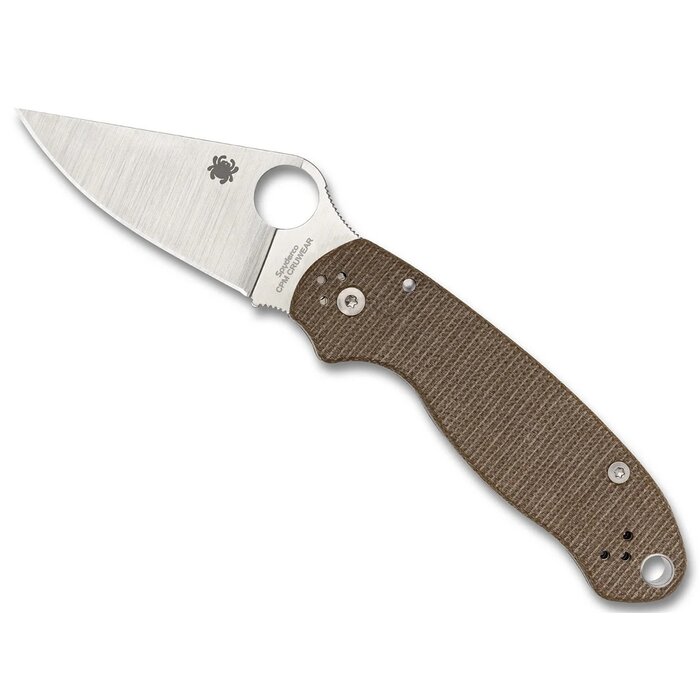 Spyderco Spyderco - Para 3 - Brown - Canvas Micarta - CPM CRU-WEAR