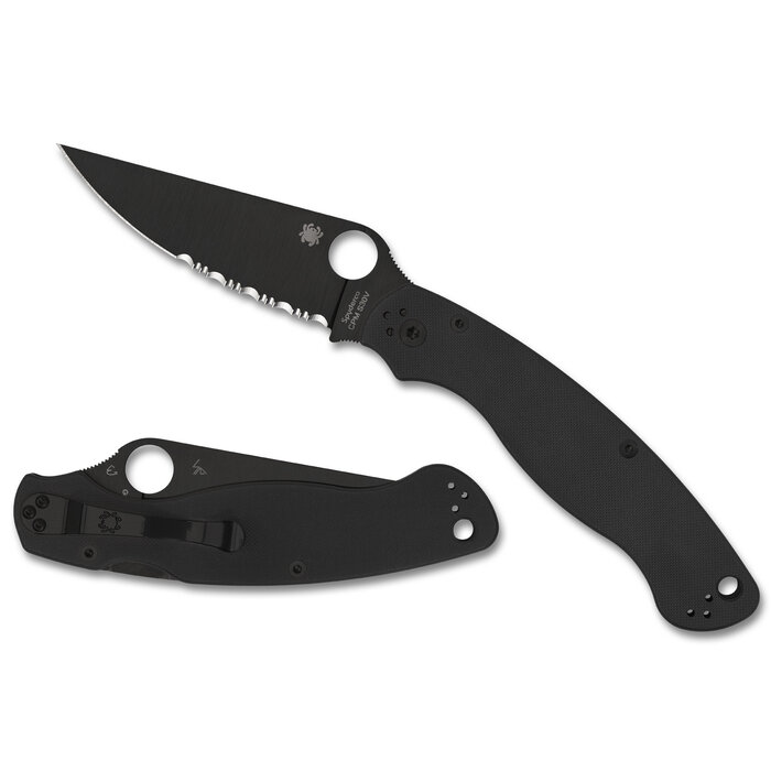 Spyderco Spyderco - Military 2 - Black/Black - CPM S30V SE