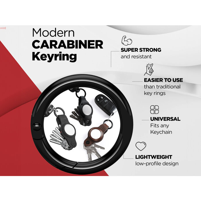 Keysmart KeySmart - Air Compact Key Holder - Black