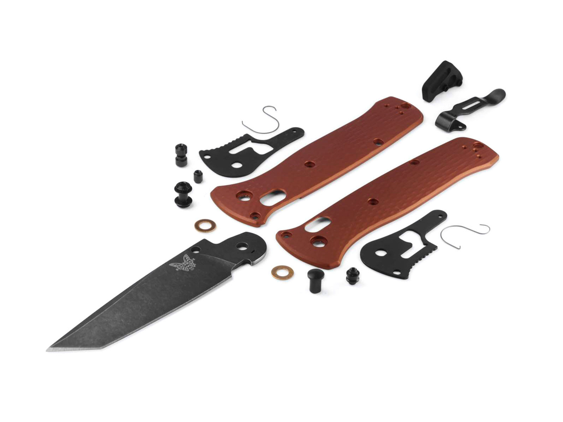 Benchmade Benchmade - Bailout Aluminium Tanto - Burnt copper PE