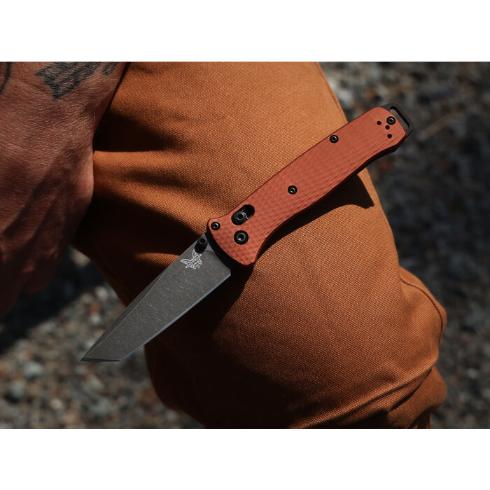 Benchmade Benchmade - Bailout Aluminium Tanto - Burnt copper PE