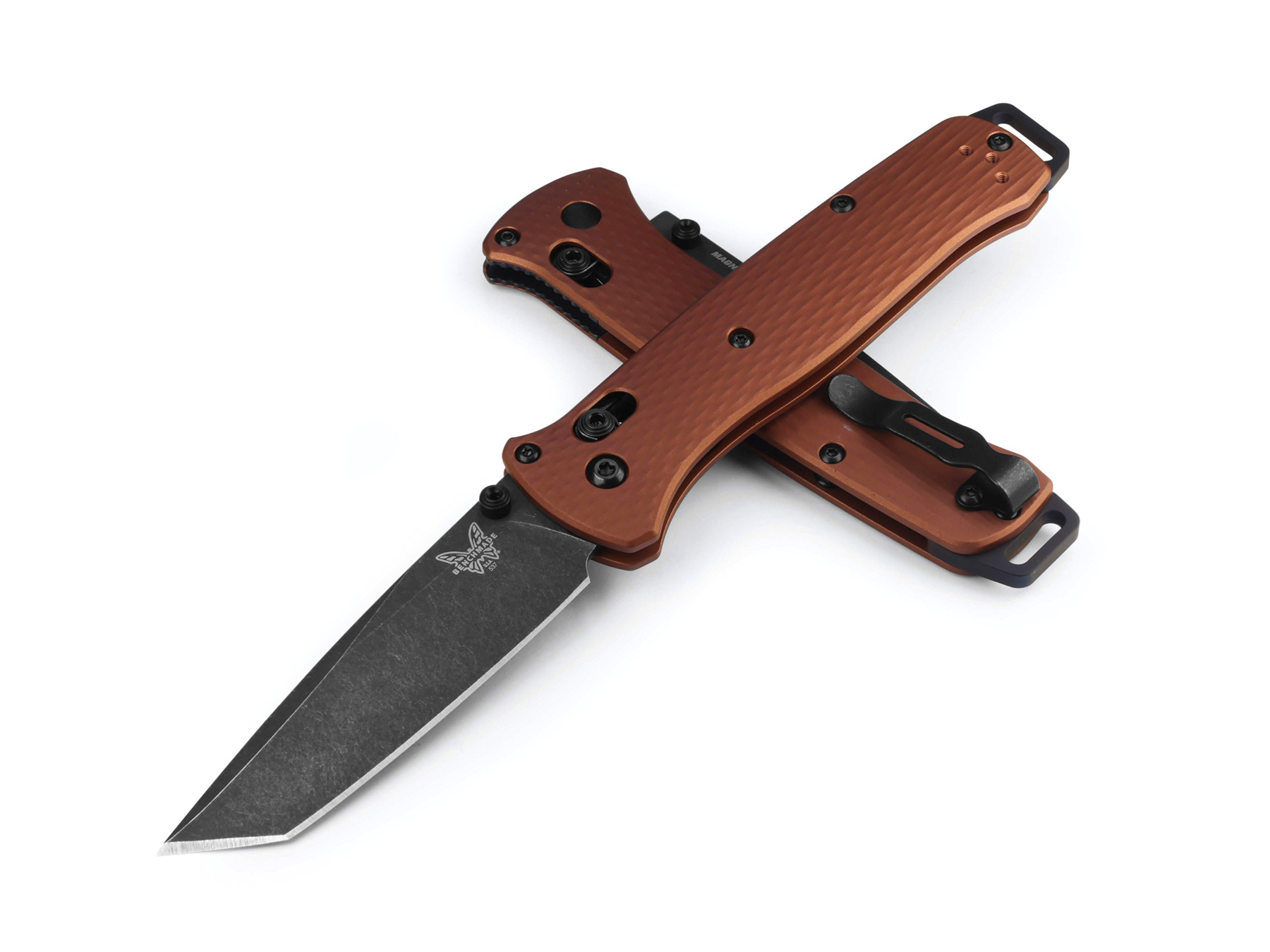 Benchmade Benchmade - Bailout Aluminium Tanto - Burnt copper PE