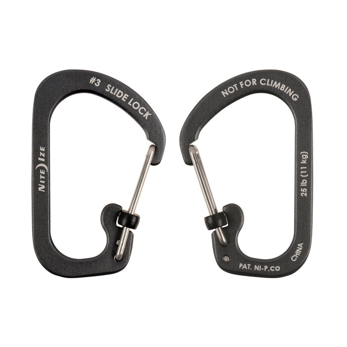 Nite Ize Nite Ize - Slidelock #3 Carabiner - Aluminium Gray
