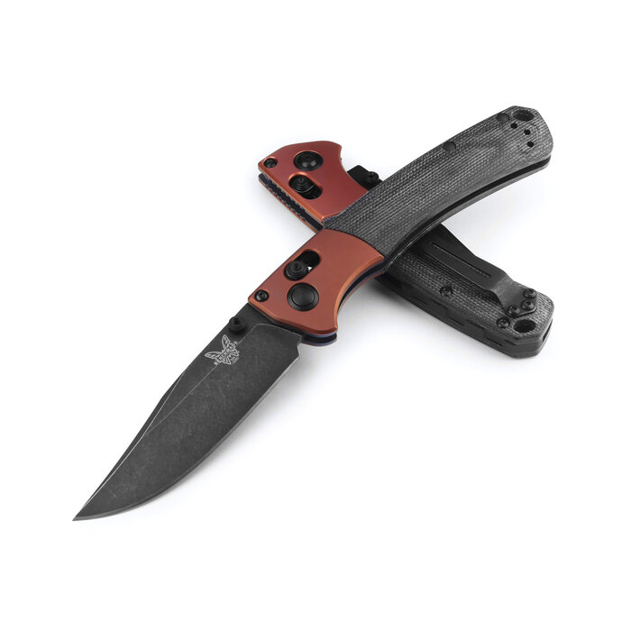 Benchmade Benchmade - Mini Crooked River - Burnt Copper - Black Micarta