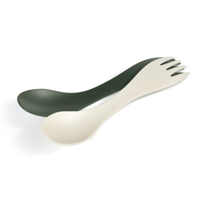 Light My Fire LMF - Spork - Little 2-Pack - Sage Green / Cream