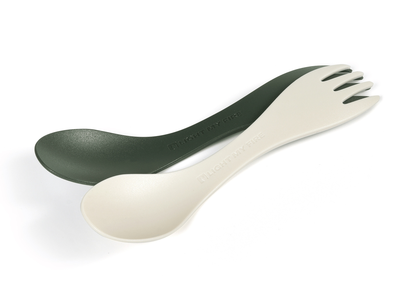 Light My Fire LMF - Spork - Little 2-Pack - Sage Green / Cream