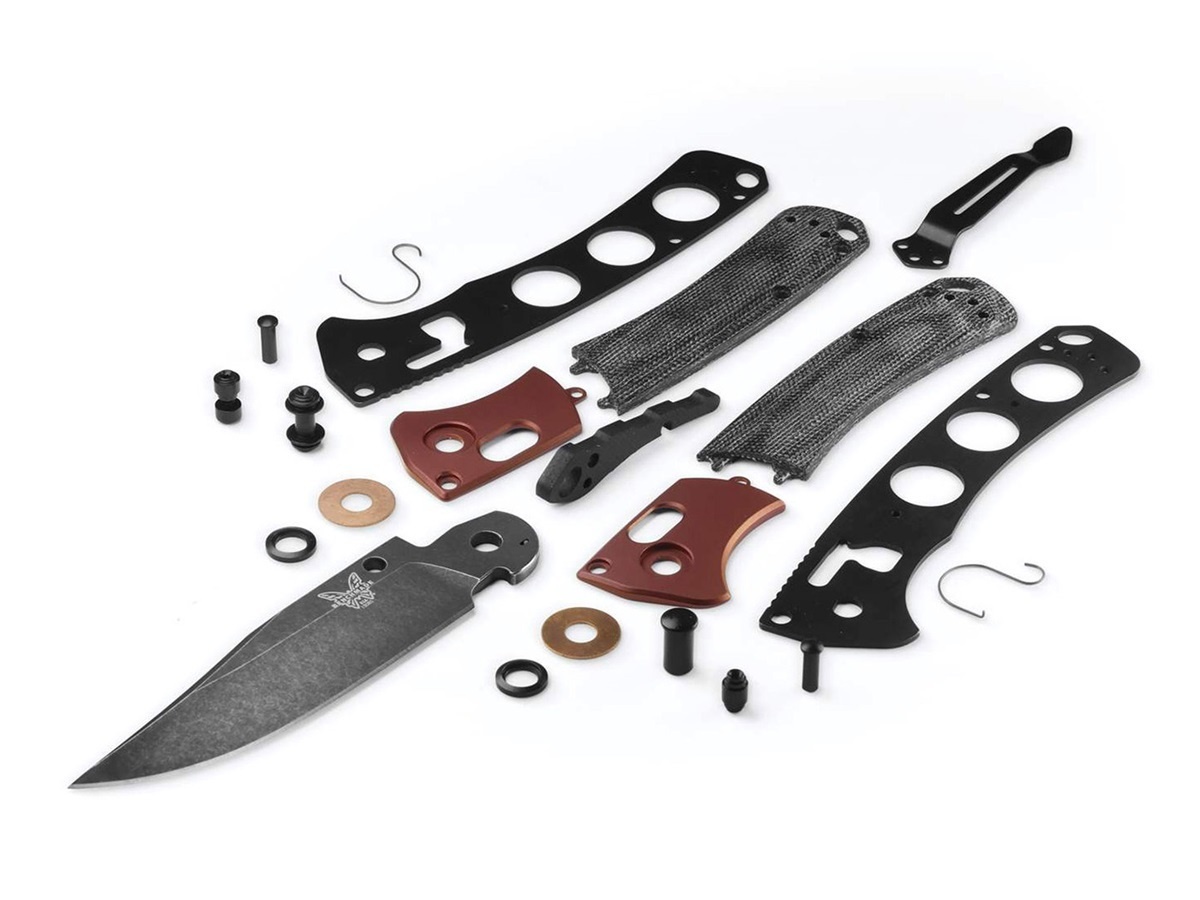 Benchmade Benchmade - Mini Crooked River - Burnt Copper - Black Micarta