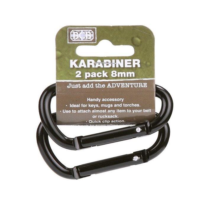 BCB BCB - Karabiner (2 Stück) - 8mm - CL114