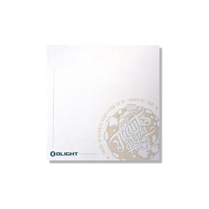 Olight Olight - Thanksgiving post it notes