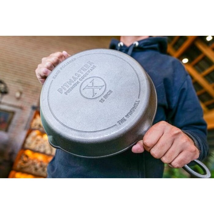 The Windmill The Windmill - Poêle à frire polie à la main - 30 cm - Sans PFAS - Fonte