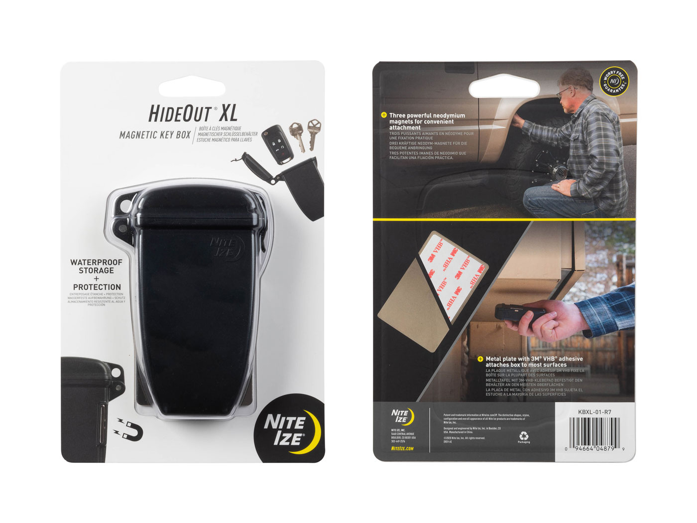 Nite Ize Nite Ize – HideOut Schlüsselbox – XL – Schwarz