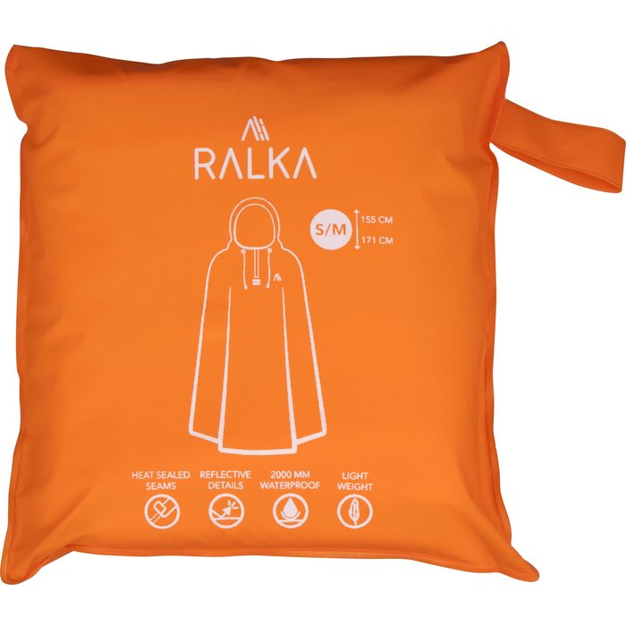 Ralka Ralka - Rain Poncho - Trekking - Orange