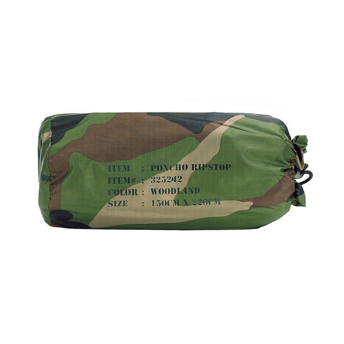 Fostex Garments Fostex Garments - Poncho Ripstop - Woodland