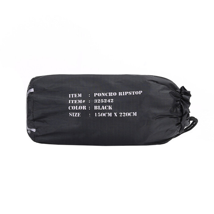 Fostex Garments Fostex Garments - Poncho Ripstop - Zwart