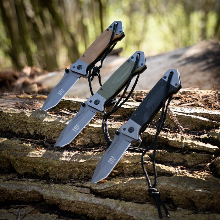 101 INC 101INC - Taschenmesser DA35 - Grün