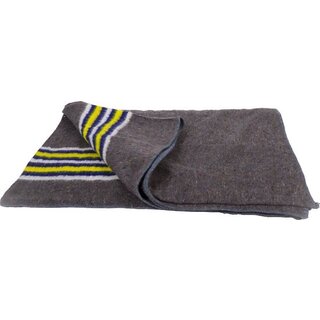 Fosco Industries Campfire Blanket - Blue, Yellow, White Striped