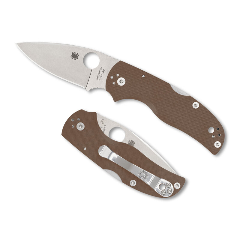 Spyderco Spyderco - Native 5 - Brown - G10 - CPM 15V - PE - Sprint Run
