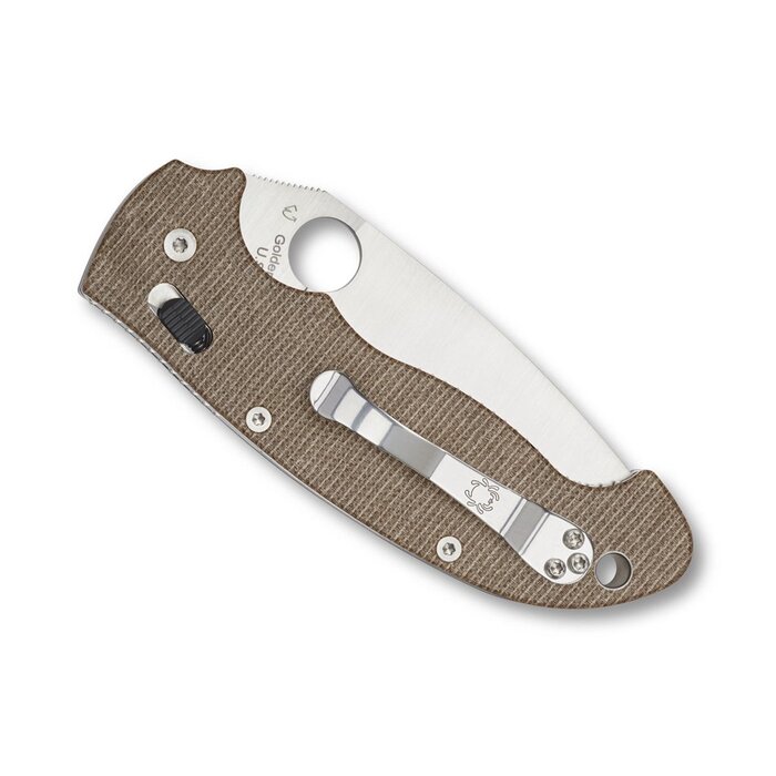 Spyderco Spyderco - Manix 2 XL - Brown - Canvas Micarta - CPM CRU-WEAR PE