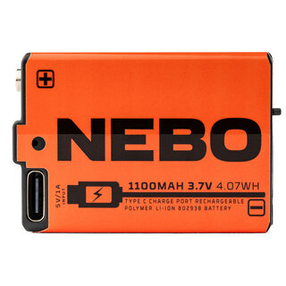 NEBO Nebo - 802938 - 1100mAh 3,7V 12 Accu