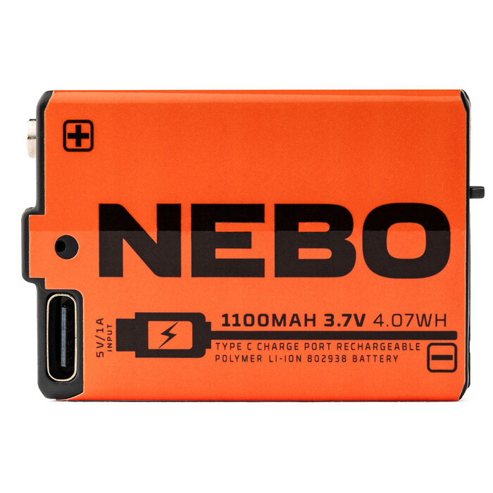 NEBO Nebo - 802938 - 1100mAh 3,7V 12 Accu