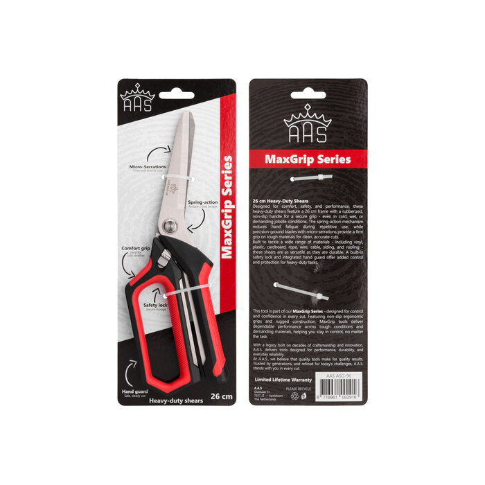 A.A.S. - MaxGrip - Heavy-duty Shears