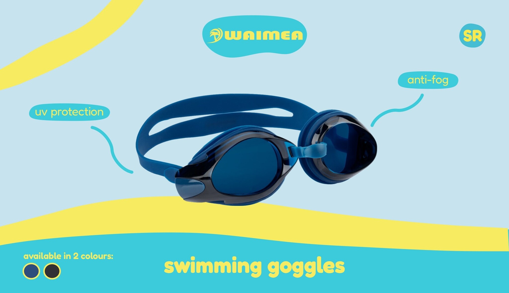 Waimea® Waimea - Schwimmbrille Senior - KOI - Marine