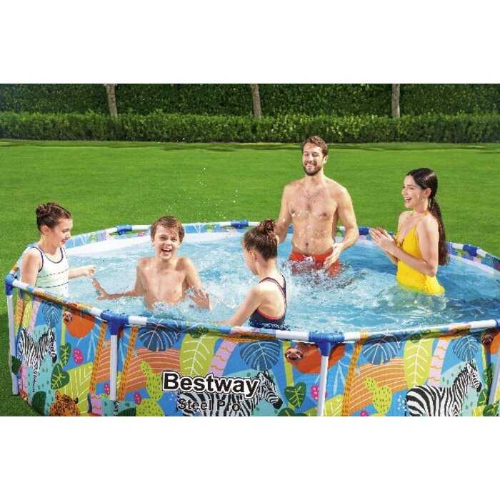 Bestway Bestway – Schwimmbecken – Steel Pro Jungle – Rund 305