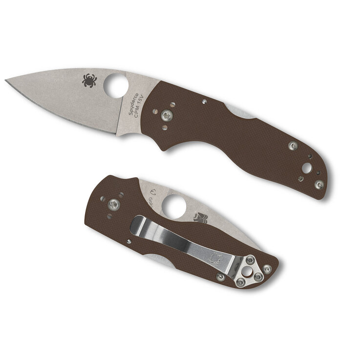 Spyderco Spyderco - Lil' Native - Back Lock - Brown - CPM 15V