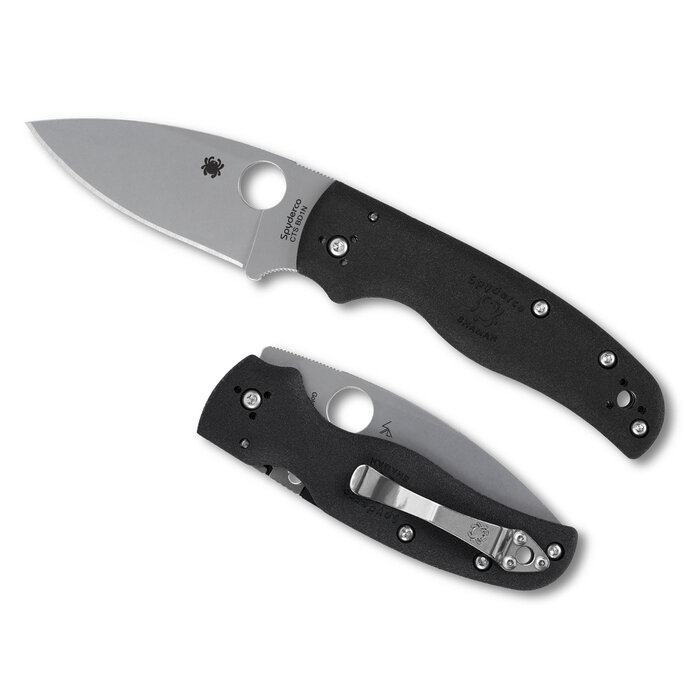 Spyderco Spyderco-  Shaman Lightweight - Black - CTS BD1N