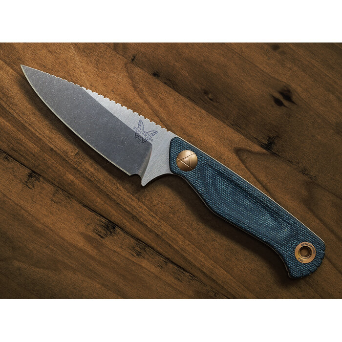 Benchmade Benchmade - Dacian - Blue - Leather sheath